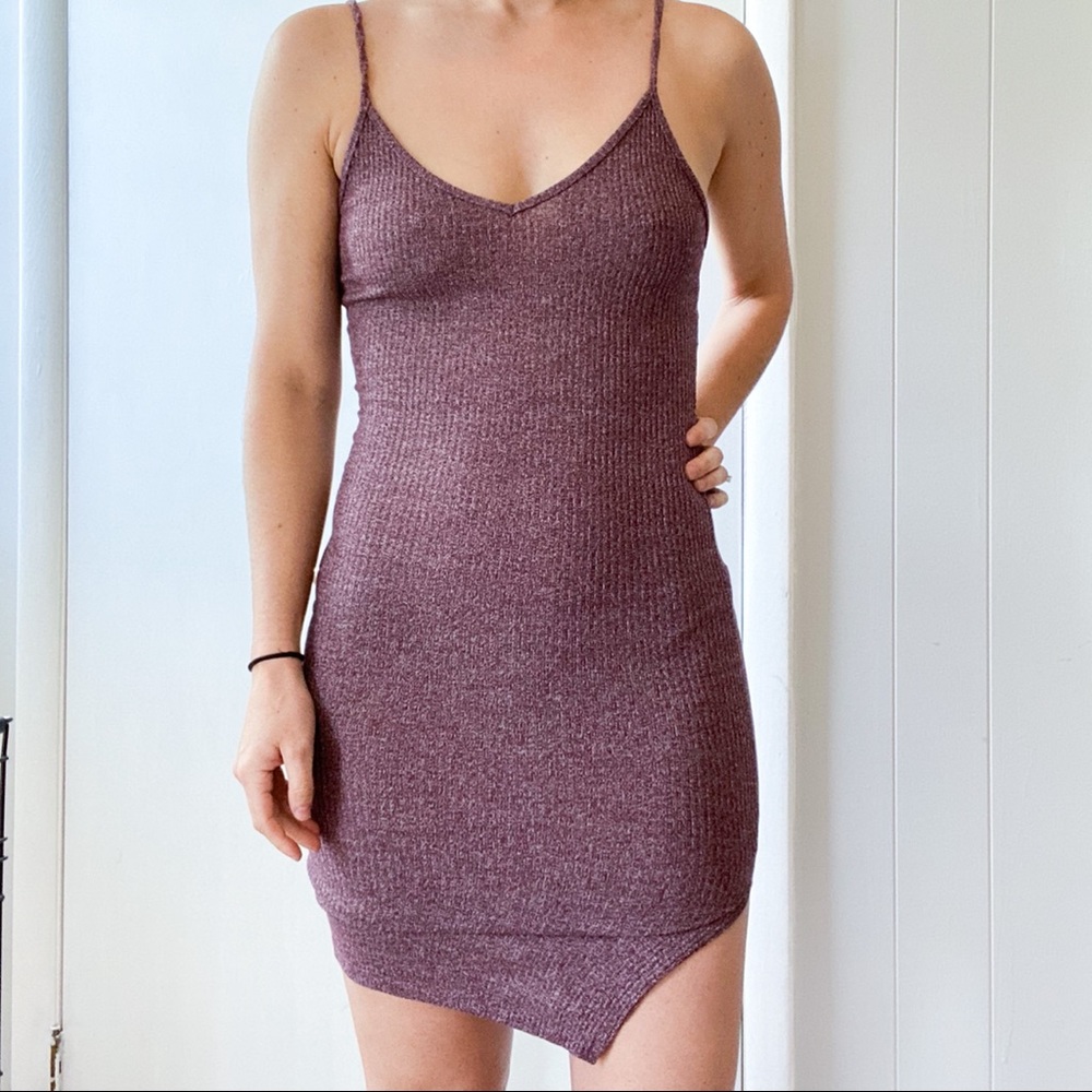 Ribbed Body Con Dress